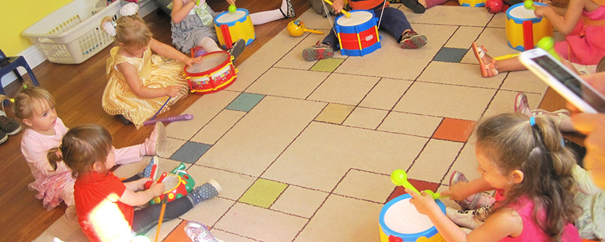 Children playing at Elmira's Daycare